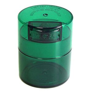 minivac - 10g to 30 grams vacuum sealed container - green tint