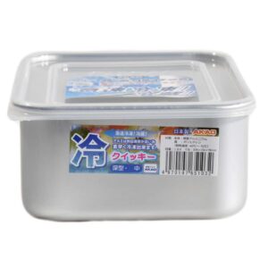 akao aluminum quick cooling storage container, quickie, deep, medium, 0.6 gal (1.8 l)