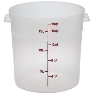 cambro translucent round food storage containers