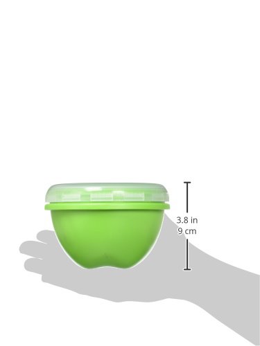 Round Food Storage Container Large, Green 25.50 Ounces