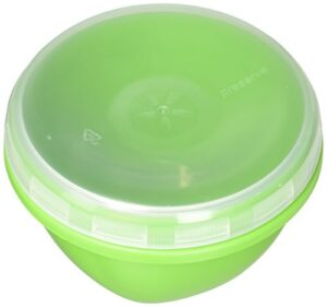 round food storage container large, green 25.50 ounces