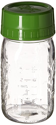 Ball R Pour & Measure Cap with Wide Mouth Jar-Quart, Green