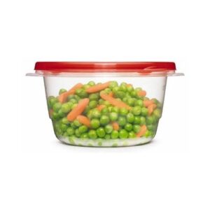rubbermaid 7f52retchil 4 piece 3.5 cup round take along container