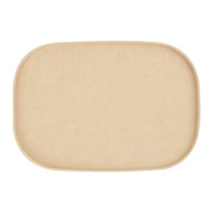 Restaurantware LIDS ONLY: Bio Tek Lids For To Go Containers 100 Oval Food Container Lids - Containers Sold Separately Flat Design Kraft Paper Lids For Disposable Serving Bowls Tight Seal