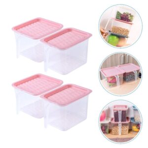 Cabilock 4pcs Box Refrigerator Crisper Pp Dedicated Agricultural Products