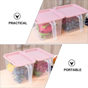 Cabilock 4pcs Box Refrigerator Crisper Pp Dedicated Agricultural Products