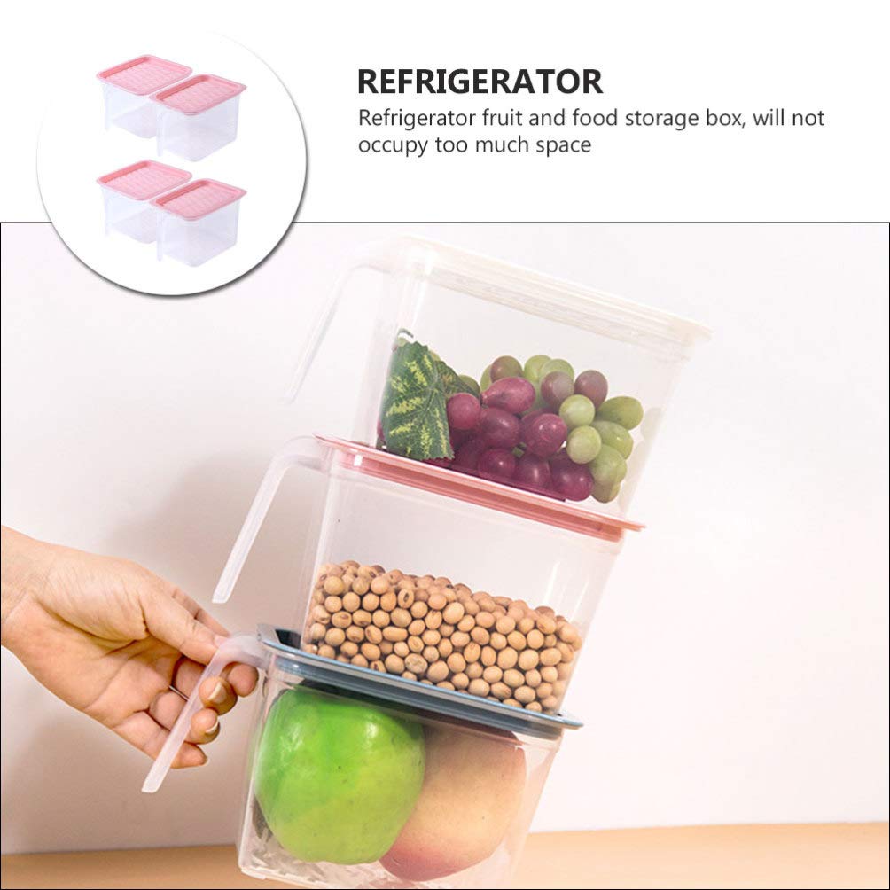 Cabilock 4pcs Box Refrigerator Crisper Pp Dedicated Agricultural Products