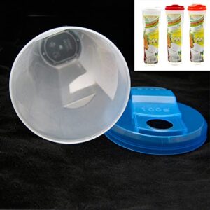 atb pasta container food storage spaghetti cereal keeper plastic tall jar lid new