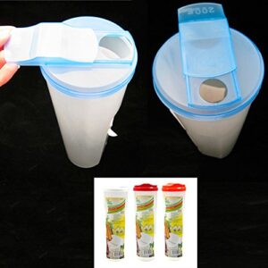 ATB Pasta Container Food Storage Spaghetti Cereal Keeper Plastic Tall Jar Lid New
