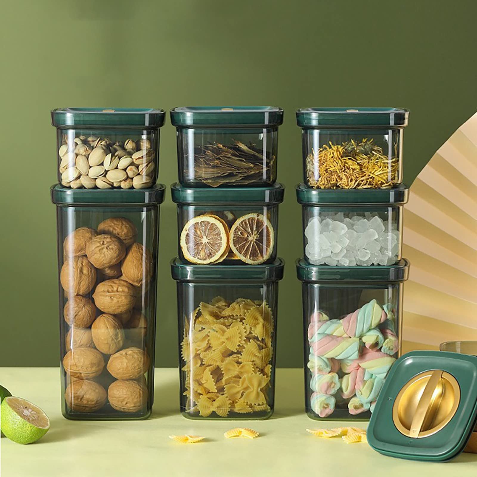 Airtight Extra Large Food Storage Containers Set Of 4 All Same Size Kitchen Pantry Organization Cereal Spaghetti Noodles Pasta Flour And Sugar Containers Plastic Canisters With Lid Appliance Storage