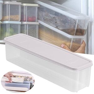Pasta Container Noodle Storage Box Plastic Noodle Box Sealed Refrigerator Vermicelli Grain Storage Box With Lid Kitchen And Pantry Organization
