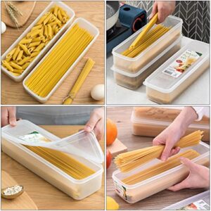 Cabilock Storage Drawers Storage Drawers 2pcs Pasta Container Spaghetti Noodle Storage Spaghetti Keeper Box Kitchen Pantry Storage Noodle Storage Container Spaghetti Noodles Spaghetti Noodles