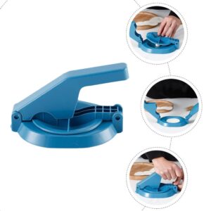 Angoily Tortilla Press Dumpling Wrapper Maker Manual Tortilla Maker Press Tortillas Pancakes Dumpling Skin Dough Presser Dough Pressing Tool Dumpling Wrapper Presser Blue Tortilla Warmer