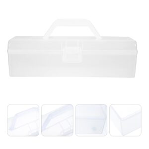 Cabilock 4 Pcs Noodle Storage Box Snacks Storage Container Fridge Containers Refrigerator Storage Bins Pasta Spaghetti Sundries Storage Container Plastic Cosmetic Food White