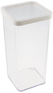 rotho world create 69002 viv storage container, 50.1 fl oz (1,500 ml), pasta container, square, dishwasher safe