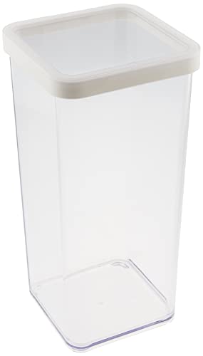 rotho World Create 69002 ViV Storage Container, 50.1 fl oz (1,500 ml), Pasta Container, Square, Dishwasher Safe