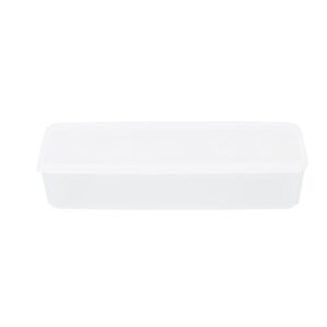 cabilock 2pcs noodle preservation box food containers refrigerator storage bins pasta container containers for food clear drawer spaghetti seal white food grade pp snack box
