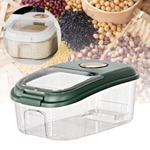 MagiDeal Household Rice Storage Container Organization Large Capacity Food Storage Canister Food Grain Box, Green