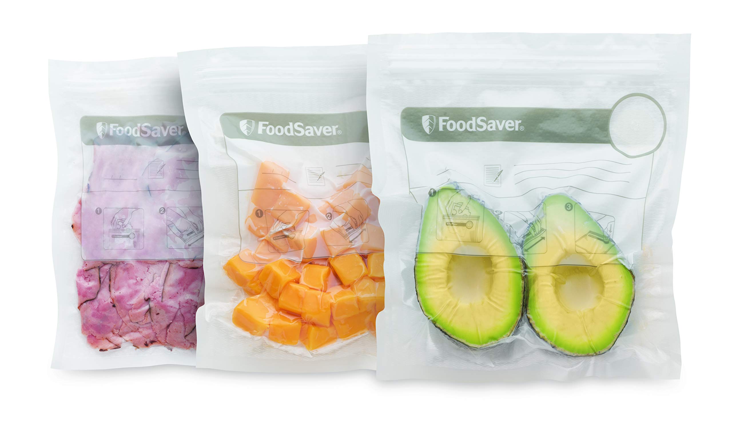 FoodSaver Vacuum Sealer Bags, Rolls, and Quart Bags for Custom Fit Airtight Food Storage