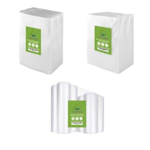 vacyaya vacuum sealer bags rolls with bpa free and heavy duty,commercial grade vaccume seal bags rolls work with any types vacuum sealer