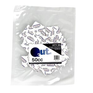 50cc o2 out oxygen absorbers, scavengers packets, foodvacbags vacuum sealer bag or mylar bag long term food storage (50)