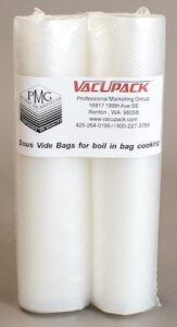 vacuum sealer bags sous vide 8"x20' roll 2 pack