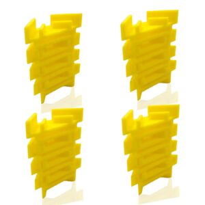 piaolgyi 16 pcs tray stackers for harvest right freeze dryer accessories compatible with harvest right trays,yellow(only tray stackers)