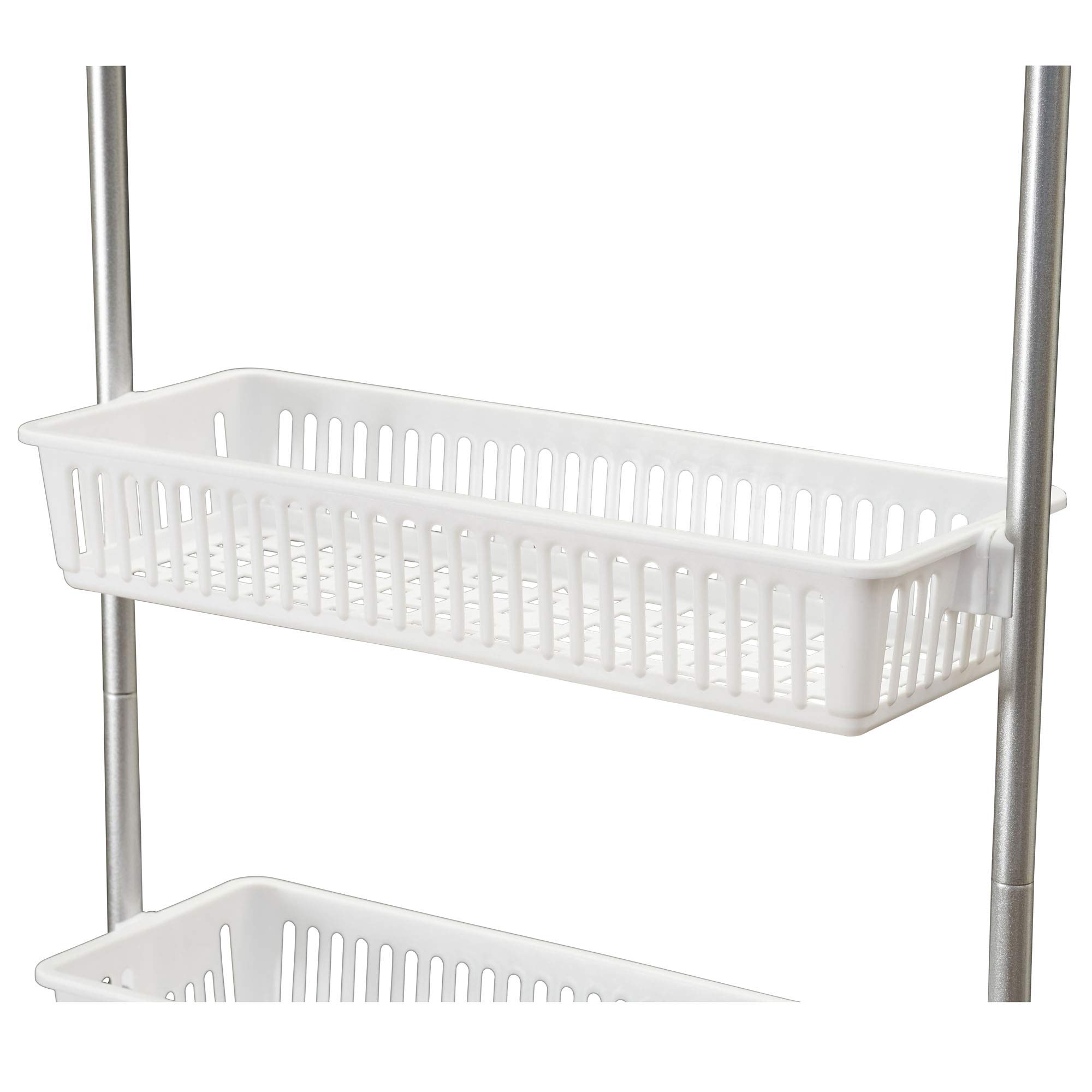 Household Essentials White 6-Tier Basket Over-The-Door Organizer