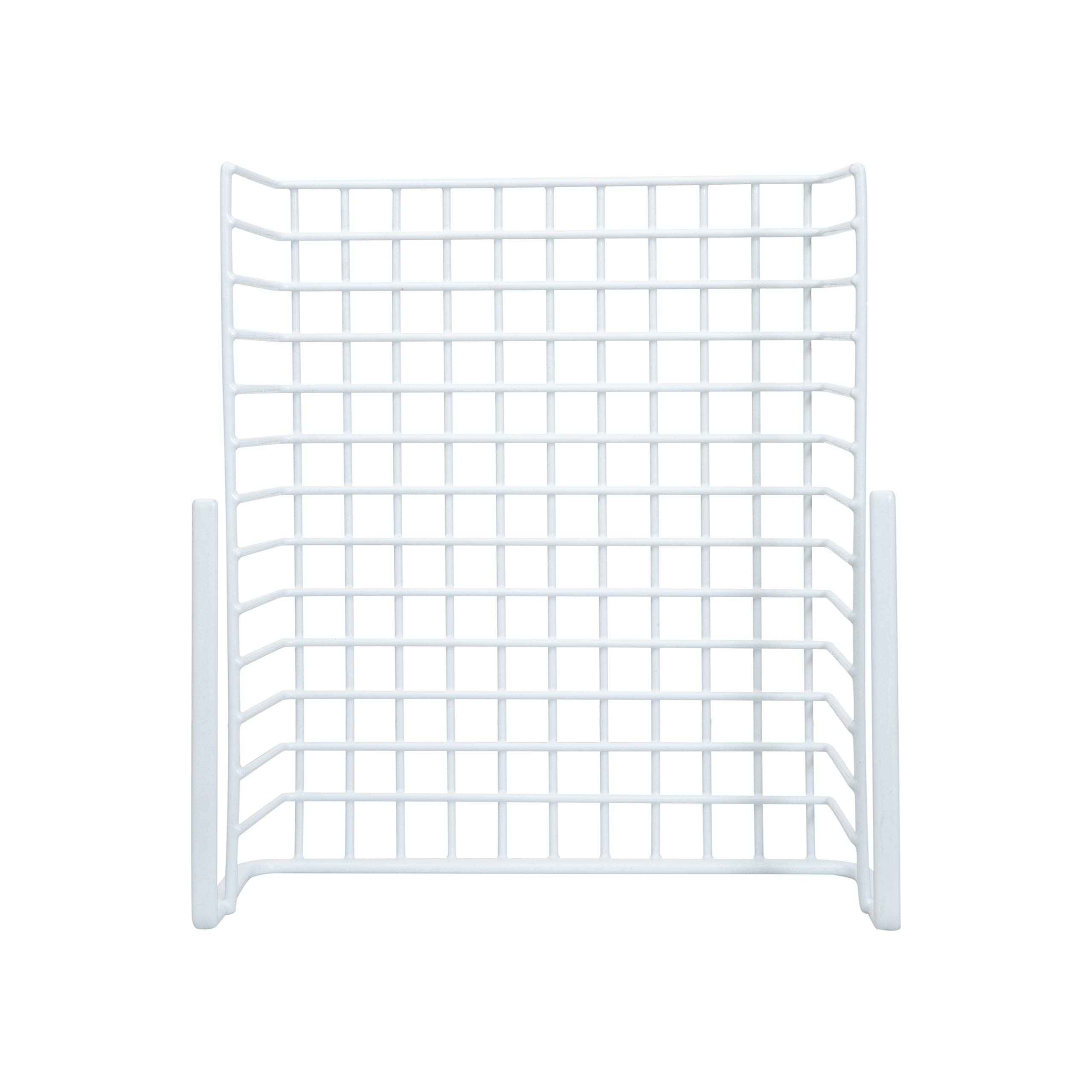 Organize It All Under Shelf Hanging Basket White Wire Rack | Dimensions : 13.5 x 12.5 x 5.13 inches | Great for Kitchen | Kitchen Storage | White