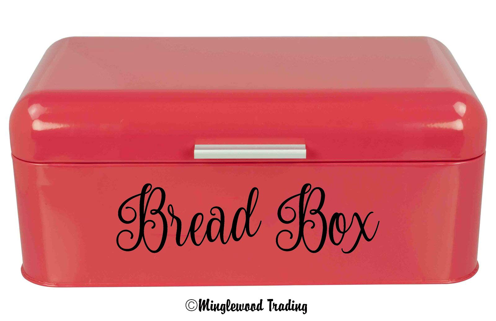 Bread Box 7.5w x 2h Label | Kitchen Organization | Die Cut Vinyl Decal | Black Fancy Font (Sticker Only)