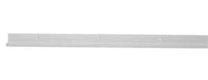 rubbermaid fasttrack rail, hardware, 0.5 x 1.69 x 80 inches , white, heavy-duty steel, durable, ideal for pantries, linen closets, laundry rooms, utility rooms