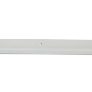 Rubbermaid FastTrack Rail, Hardware, 0.5 x 1.69 x 80 inches , White, Heavy-Duty Steel, Durable, Ideal for Pantries, Linen Closets, Laundry Rooms, Utility Rooms