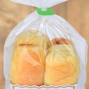 Reusable Plastic Bread Bag Clips, Keep Your Food Fresh After Opening, also usable as Food Storage Bag Clips - 7/8 x 1 inches (100 Pieces)