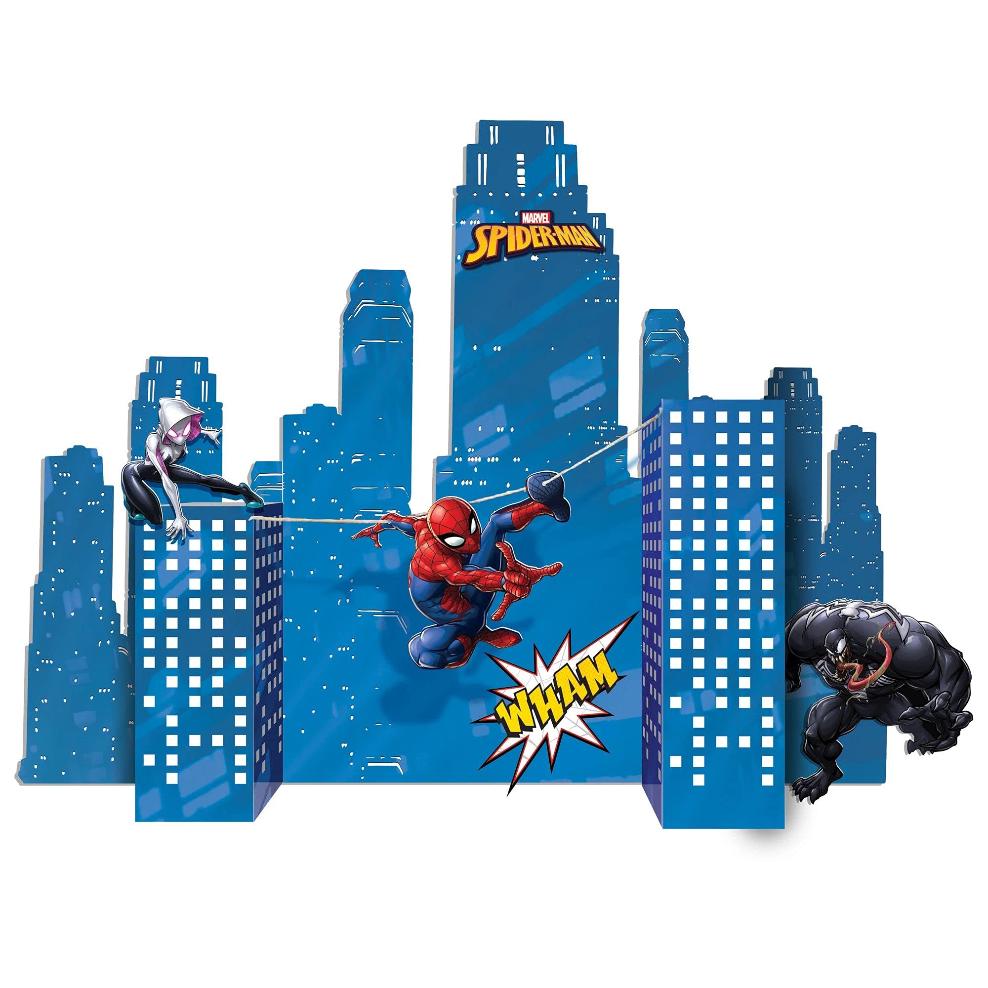 Ultimate Multicolor Spider Man Web Decorating Kit - 1 Set - Exclusive Web-Tastic Design & Fun Atmosphere - Ideal for Kids Birthday Celebration