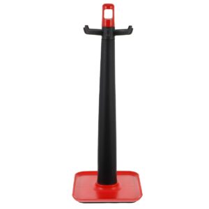 hemoton 1pc kitchen utensil stand to rotate tableware rubber container