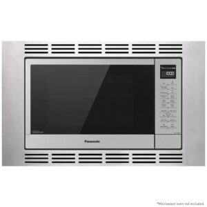 Panasonic 27-inch Microwave Trim Kit, Stainless Steel, for use with 1.1 cu ft NN-GN68KS Panasonic Microwave Oven – NN-TK623GS