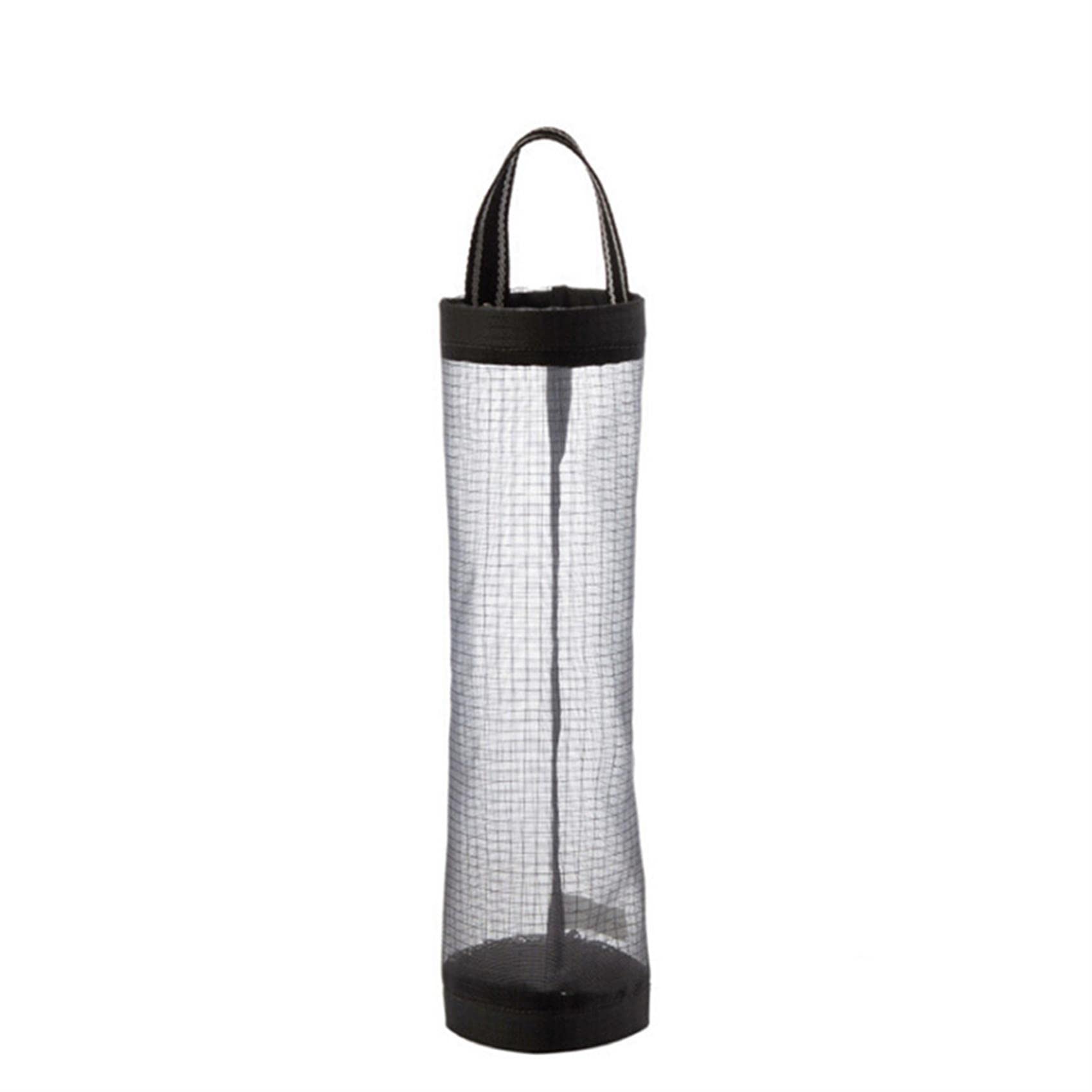 MOONRING Mesh Bag Holder Garbage Recycling Containers Plastic Bag Holder for Trash Bags Storage,Black