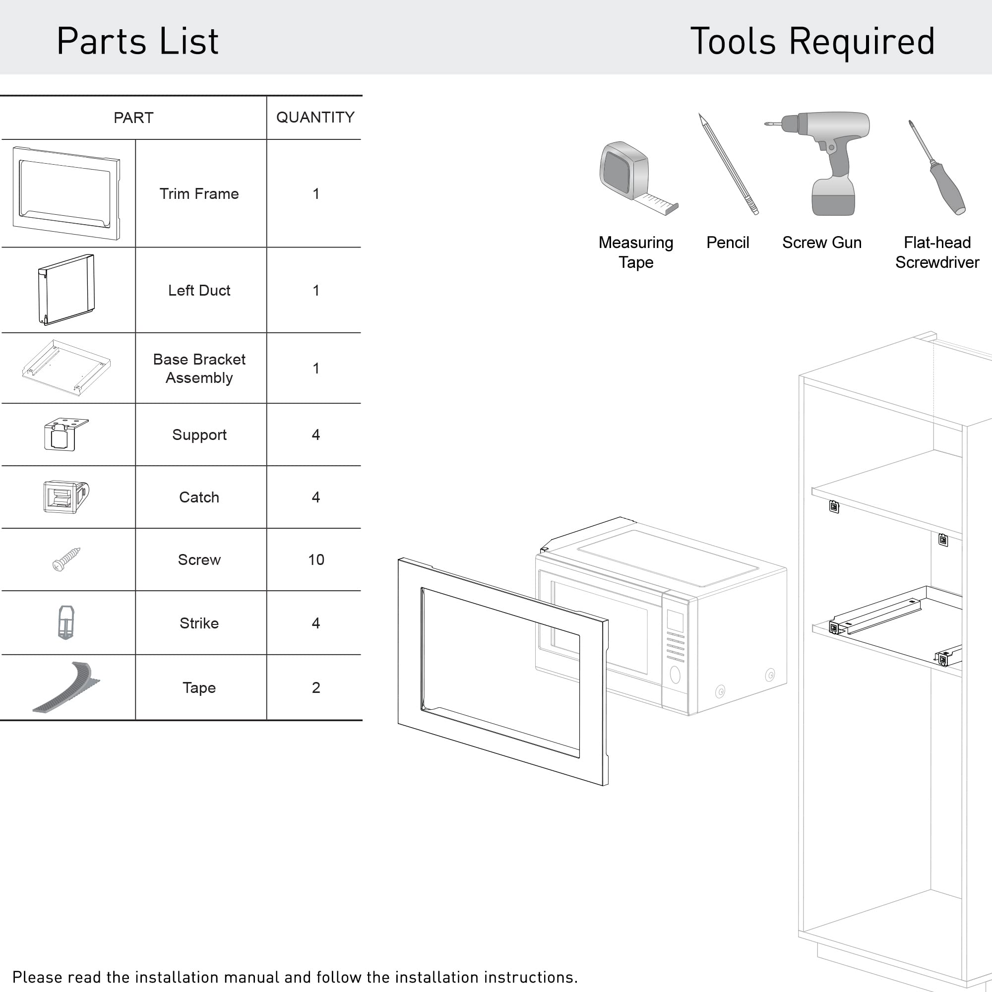 Panasonic NN-TK73LSS 30-inch Trim Kit for 1.6 cu ft Microwave Ovens, Stainless Steel