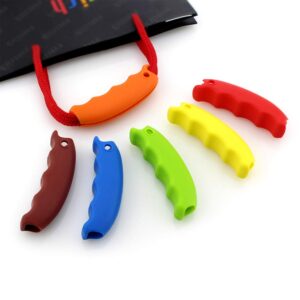 Alipis 6 Pcs Handgrip Labor-saving Devices Carry Bag Grocery Bag Silicone Holder Tool Holder Silicone Holder for Grocery Bag Soft Grip One-trip Grip Bag Holder Handle Shopping Thumb