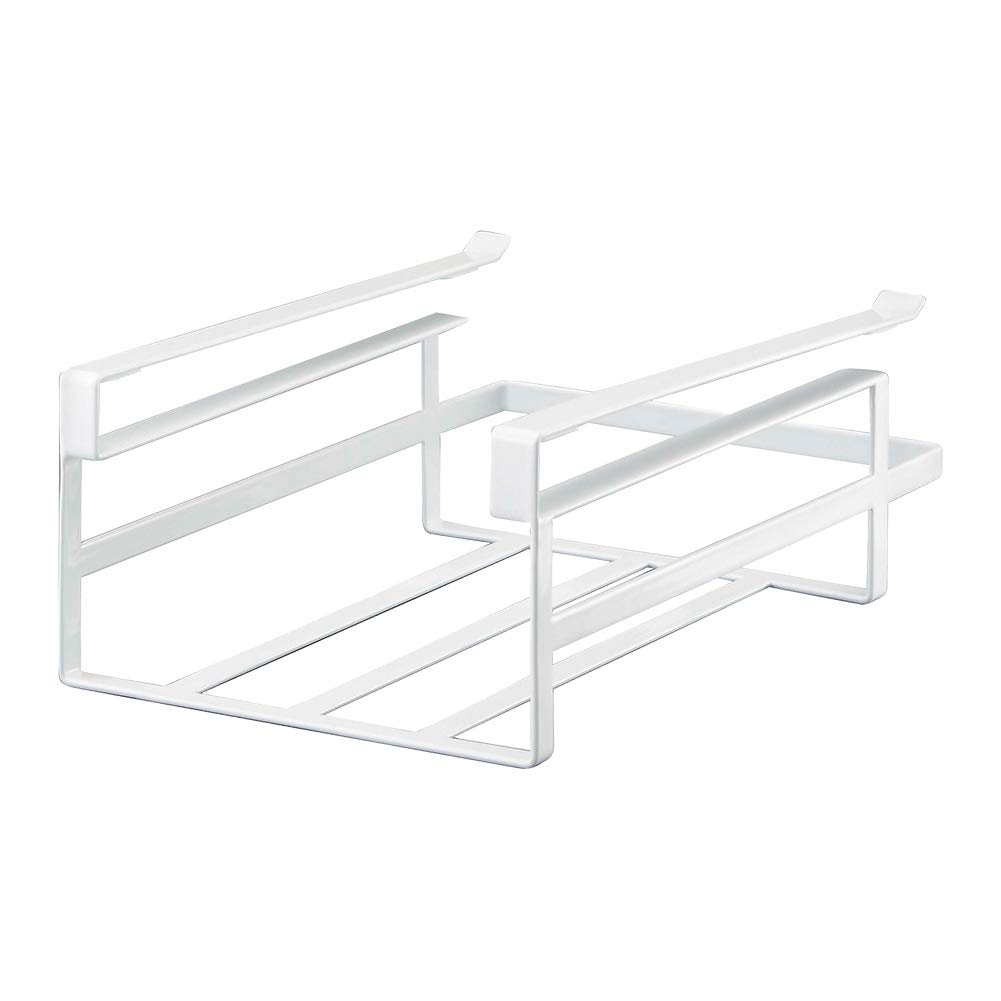 Yamazaki Tower Under Shelf Storage Rack – Hanging Kitchen Holder & Organizer, 約W15.5×D26×H9.5cm, White