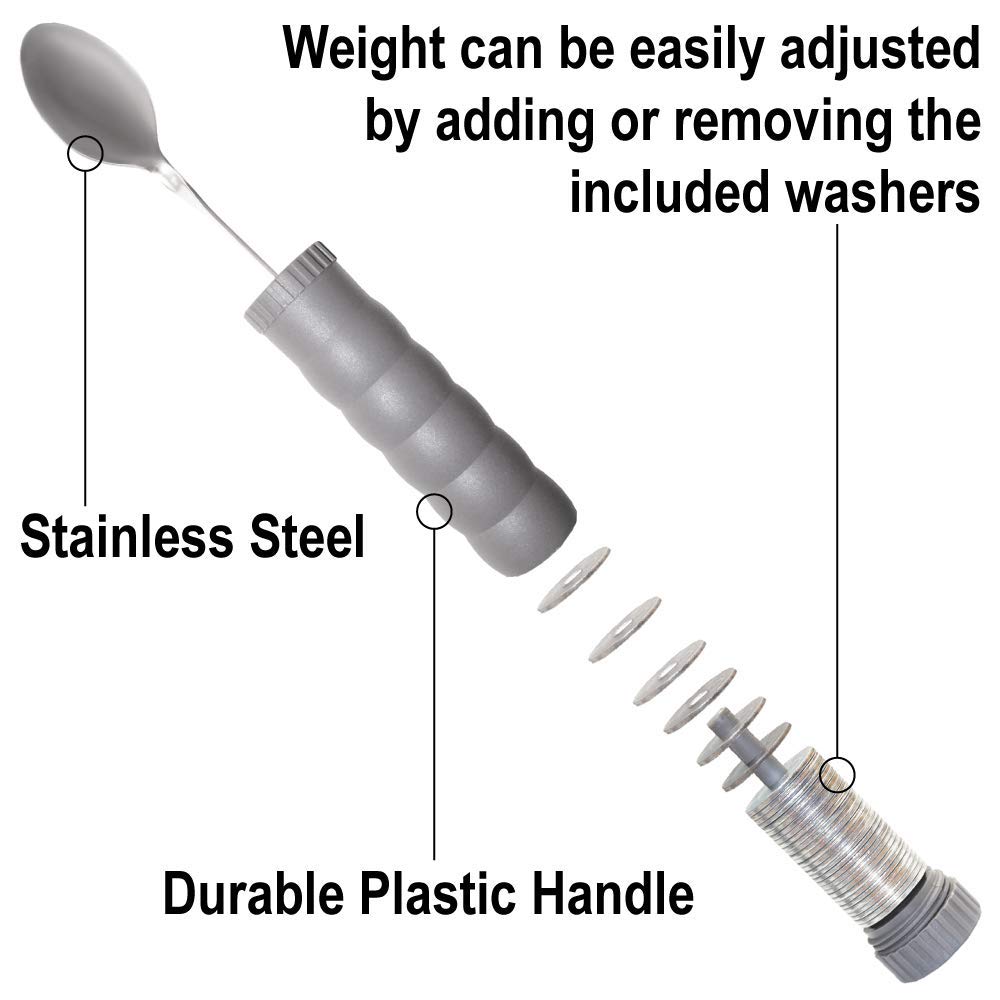 Adjustable Weighted Teaspoon with Washer Center