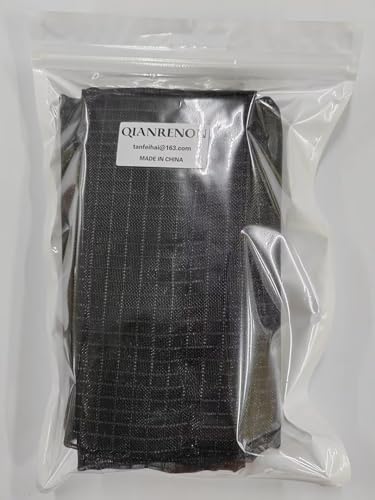 QIANRENON Kitchen Grocery Plastic Bag Holder and Dispenser, Waterproof Washable Wall Mount Folding Mesh Storage Bag 2 Pack Black