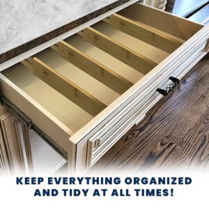 Bamboo Adjustable Drawer Dividers