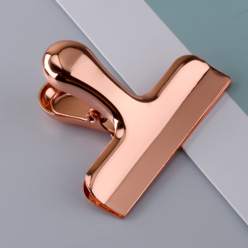 8 Pack Rose Gold Bag Rose Gold Bag Clips Clips Stainless Steel Chip Clip Bag Clips