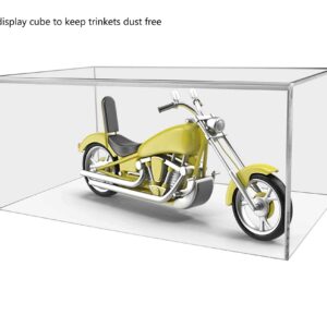 20" x 12" x 9" Acrylic Display Riser Box with One Open Side No Lid Versatile Clear Rectangular Retail Product Platform and Merchandise Storage Bin by Marketing Holders