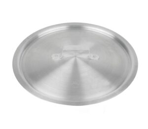 soro essentials- 10 qt. aluminum tapered sauce pan lid 1.5 mm thickness- multipurpose cooking sauce pan cover for boiling soup sauce pan lid cookware for home restaurant kitchen