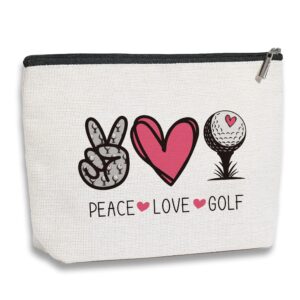 kdxpbpz golf gifts inspirational gifts for women golf lover gifts for golfer golf gifts for girls women men him her player coach makeup bag golfing gifts for women christmas birthday gifts