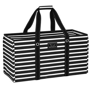 scout errand boy - extra large lightweight utility tote with breakaway zipper - collapsible grocery and market or beach tote