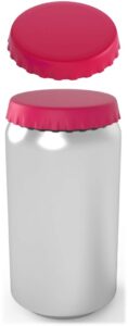 silicone soda can lids – can covers – can caps – can topper – can saver – can stopper – fits standard soda cans (2 pack, pink)