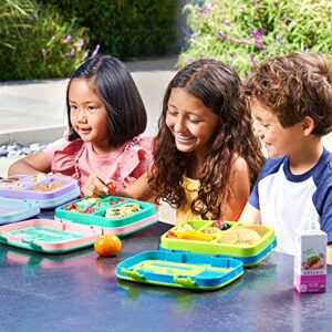 Bentgo Prints Insulated Lunch Bag Set With Kids Bento-Style Lunch Box (Rainbows and Butterflies)